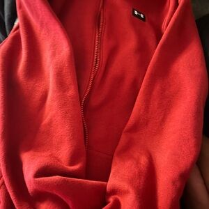 Under Armor Scarlet zipper up Hoodie